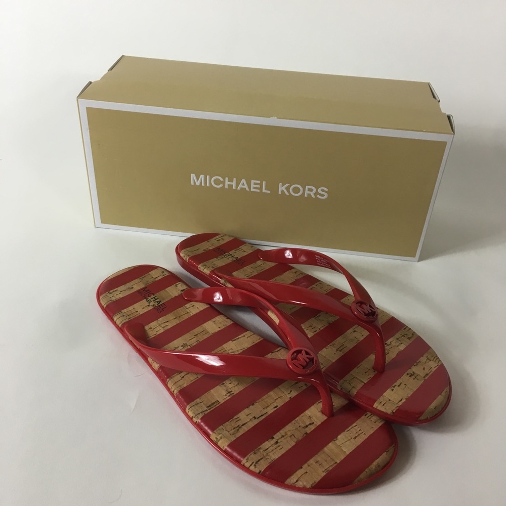 Michael Kors Jet Set Thong Flip Flop Sandals